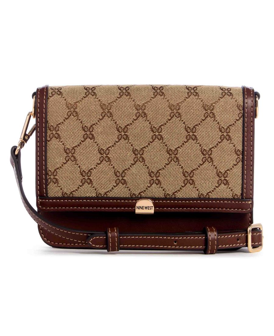 

Кошелек-портмоне для телефона Park Slope Nine West, Mocha Logo Mahogany