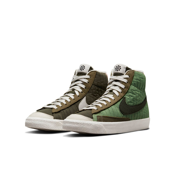 Кроссовки blazer mid '77 'oil green' Nike, зеленый — фото 3
