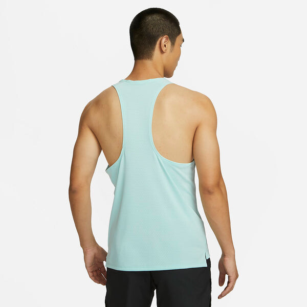 Топ Nike Dri-Fit Running Tank Top 'Ice Emerald Green', зеленый — фото 2