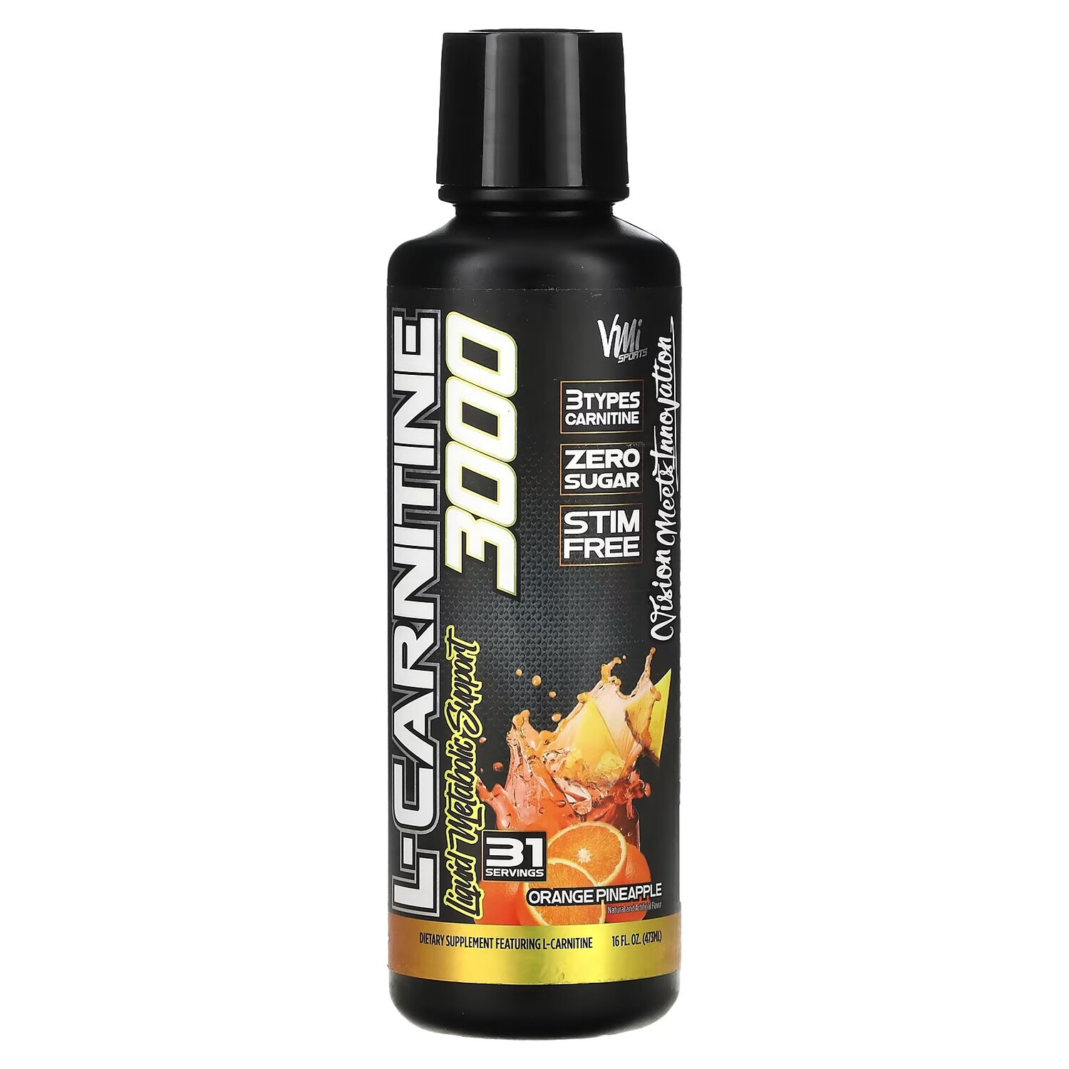 

Добавка VMI Sports L-Carnitine 3000 апельсин-ананас, 473 мл