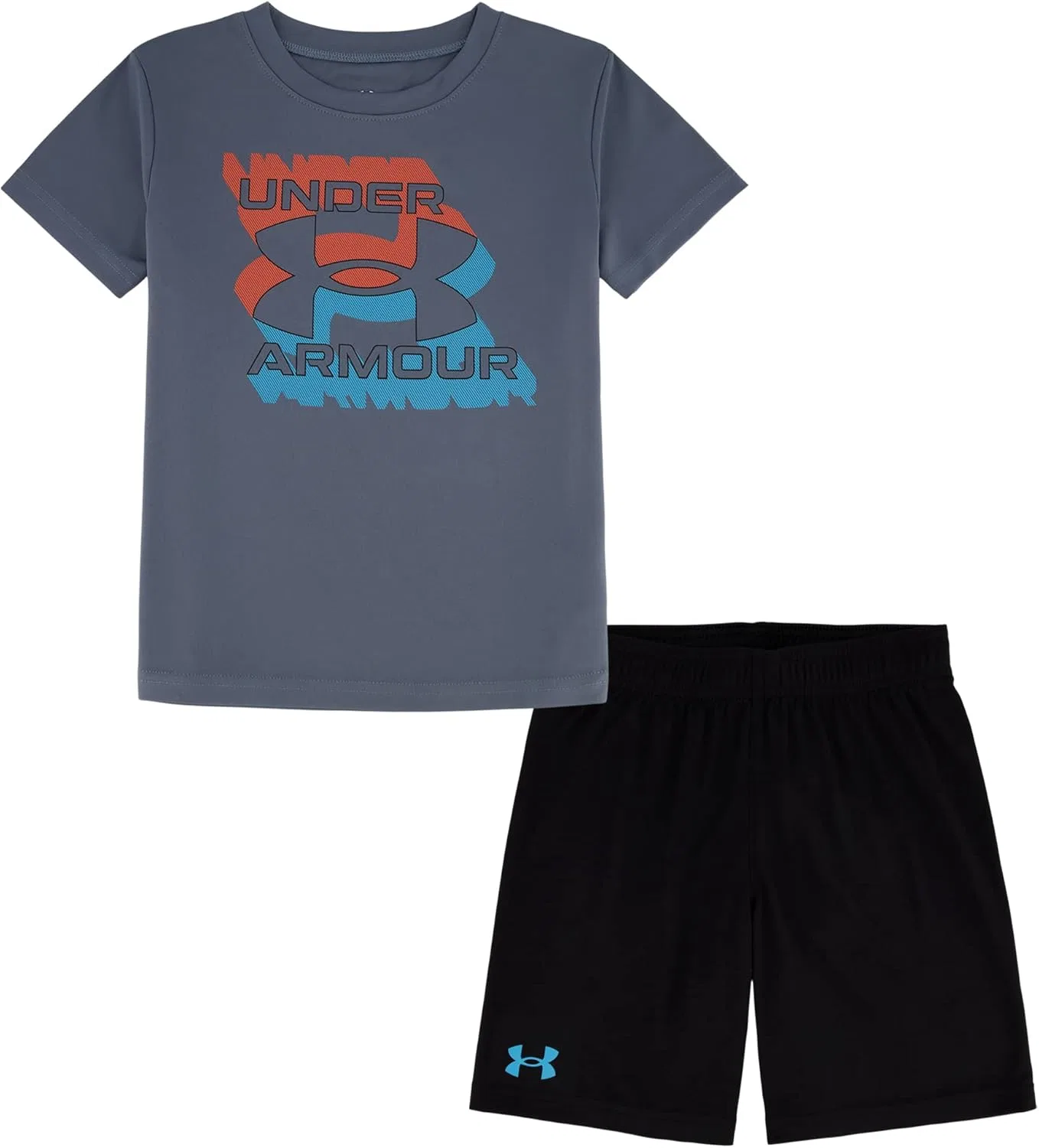 Детский спортивный набор футболка и шорты Under Armour, Gravel Zone