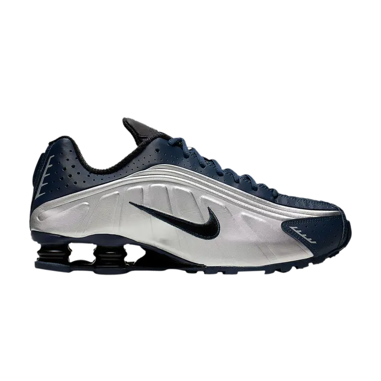 

Кроссовки Nike Shox R4 'Midnight Navy', синий