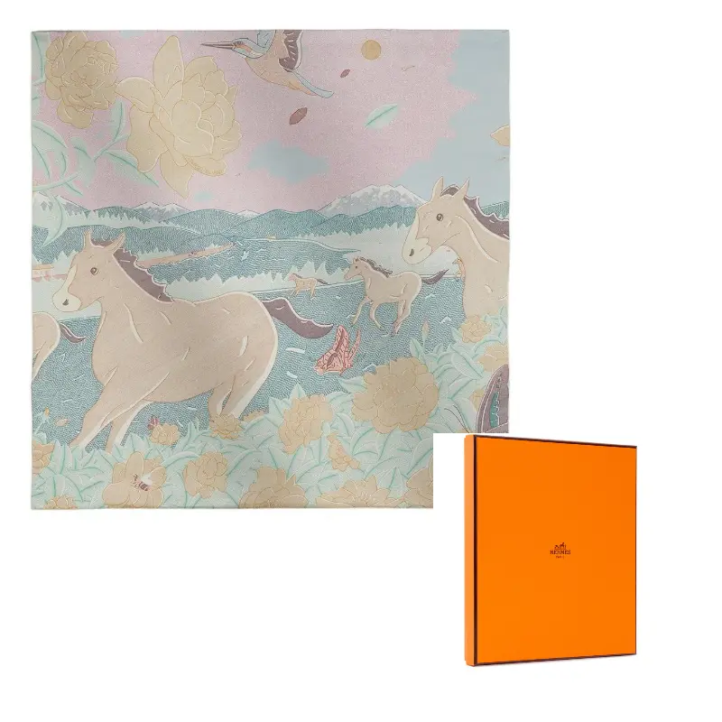 

HERMES Шёлковый шарф Multicolor, Multicolor