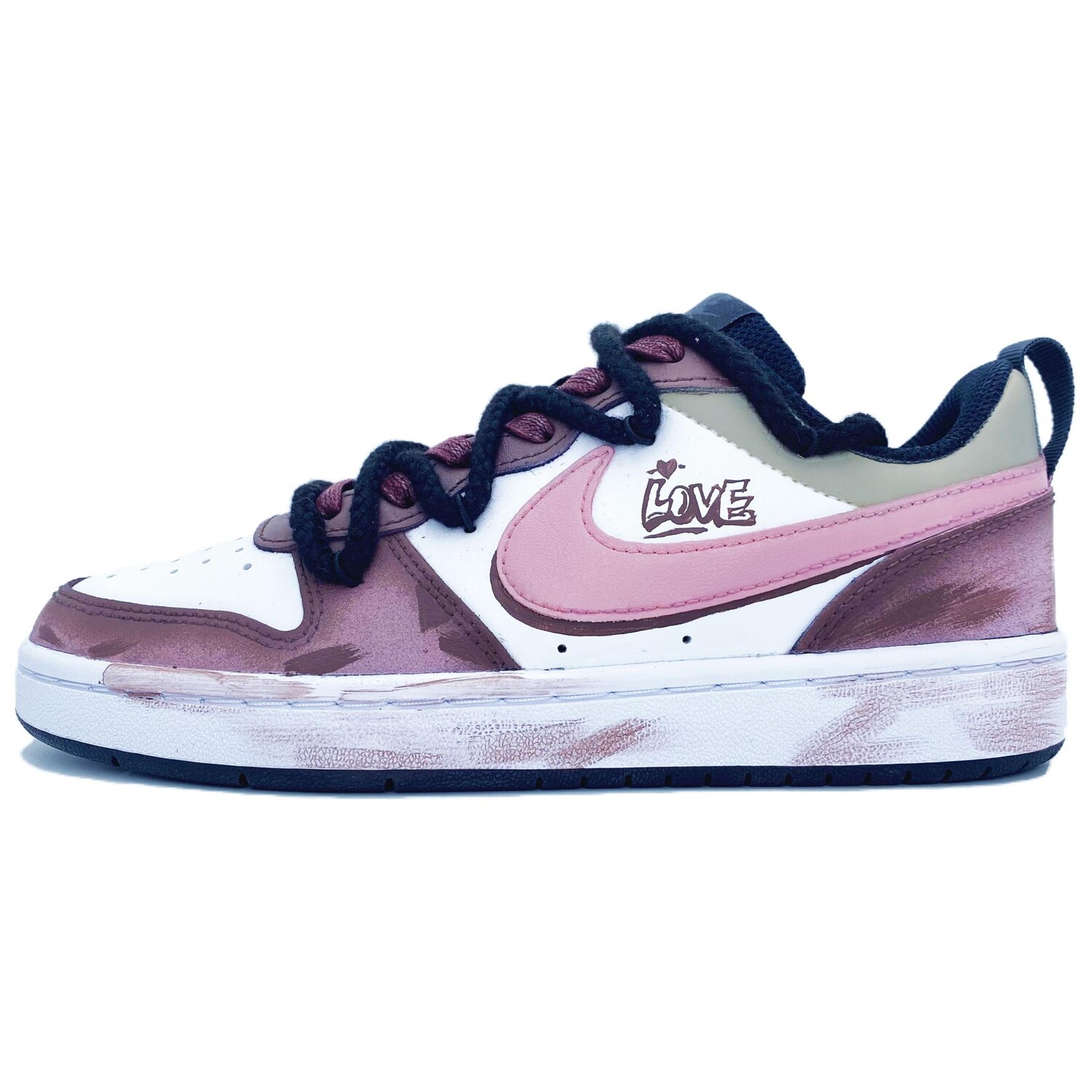 

Кроссовки Nike Court Borough Skateboard Shoes Women's Low-Top Purple, Фиолетовый, Кроссовки Nike Court Borough Skateboard Shoes Women's Low-Top Purple