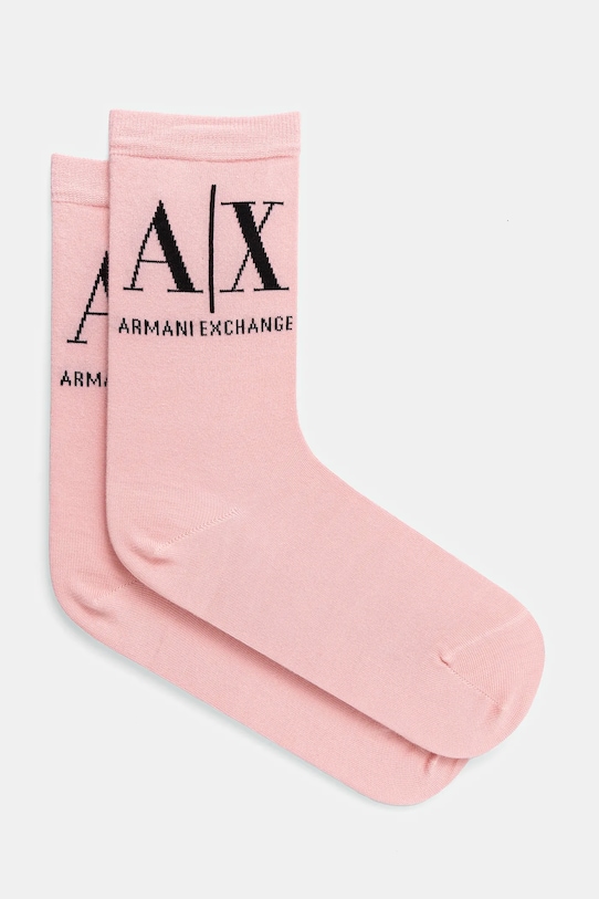 

Носки Armani Exchange, розовый