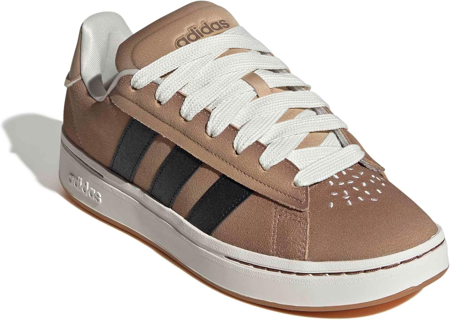 Мужские кроссовки Adidas Grand Court Alpha 00s, слоновая кость/черный — фото 4