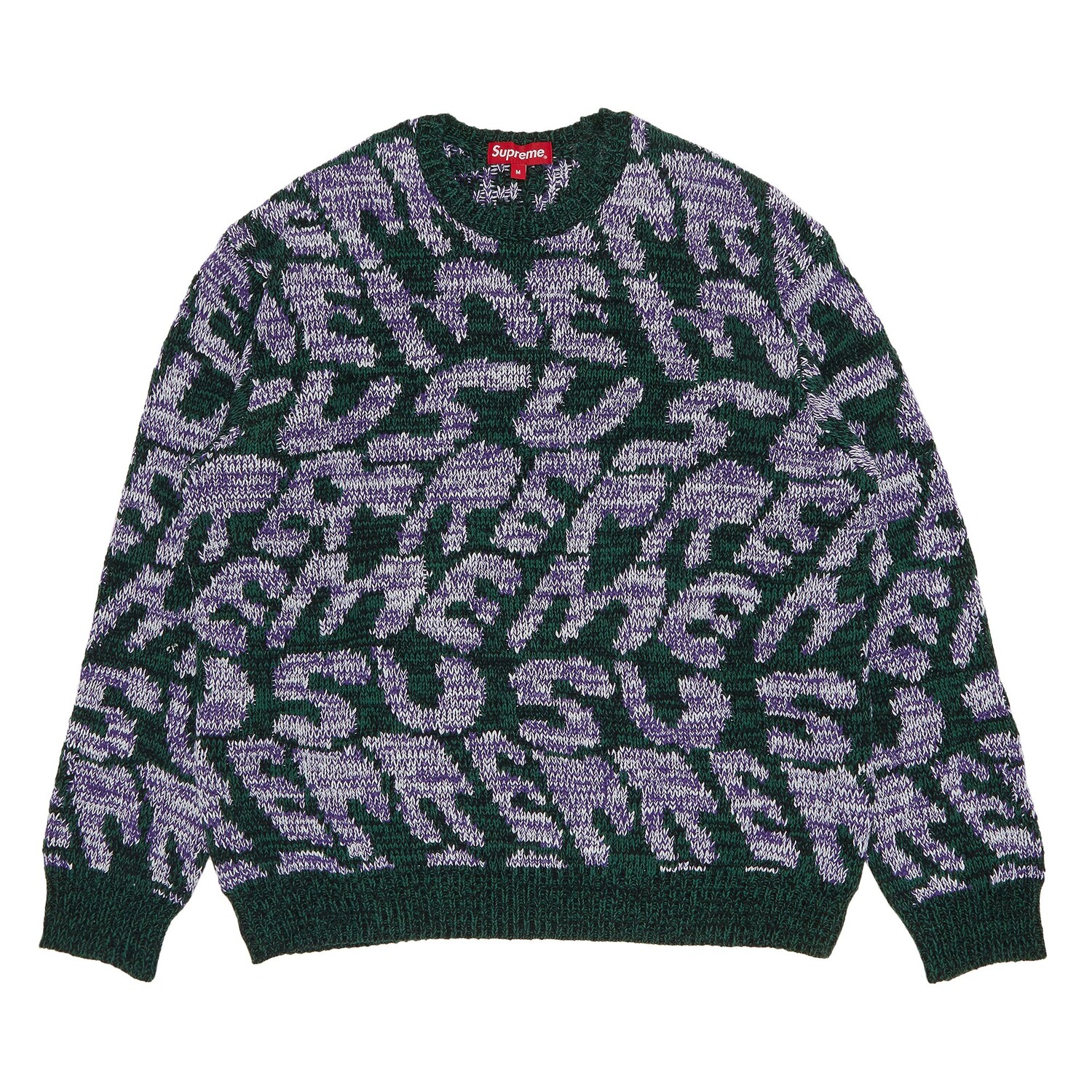 

Наборный свитер Supreme Зеленый
