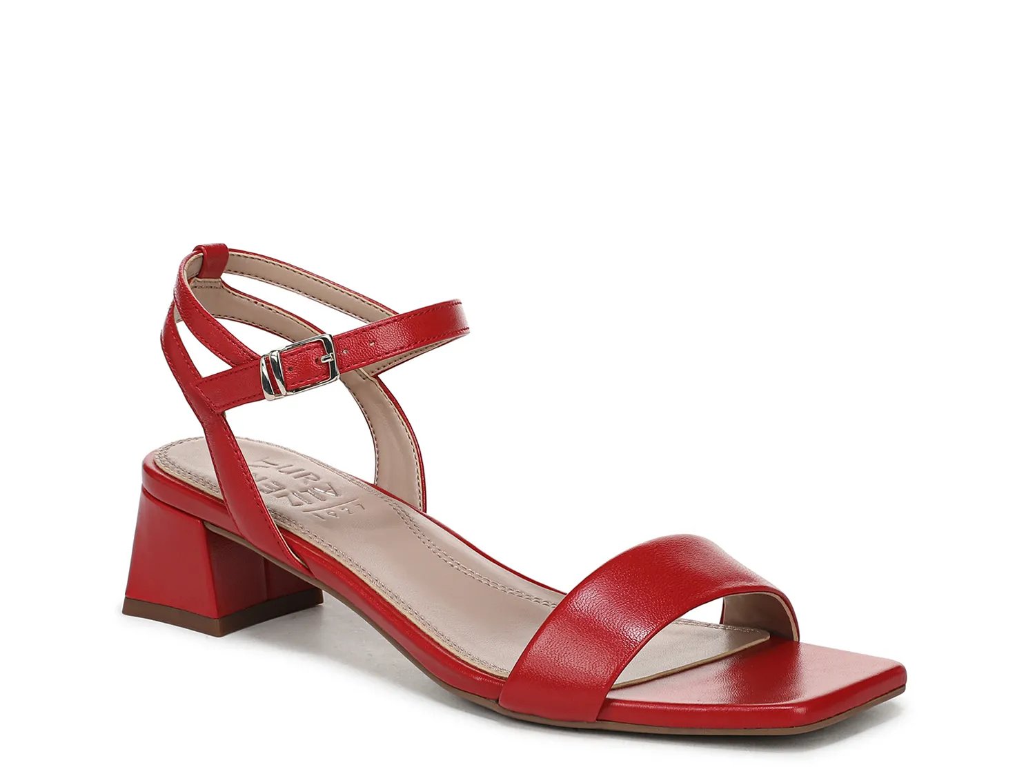 Сандалии Naturalizer Hana Sandal, Red Leather