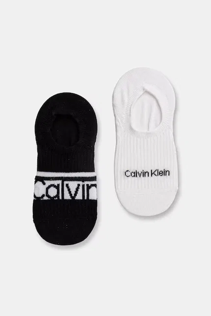 Носки-следы 2 шт Calvin Klein, черный