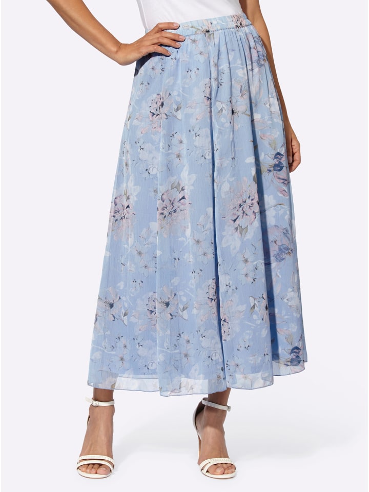 

WITT WEIDEN Юбка Web с принтом в сине-бежевых тонах