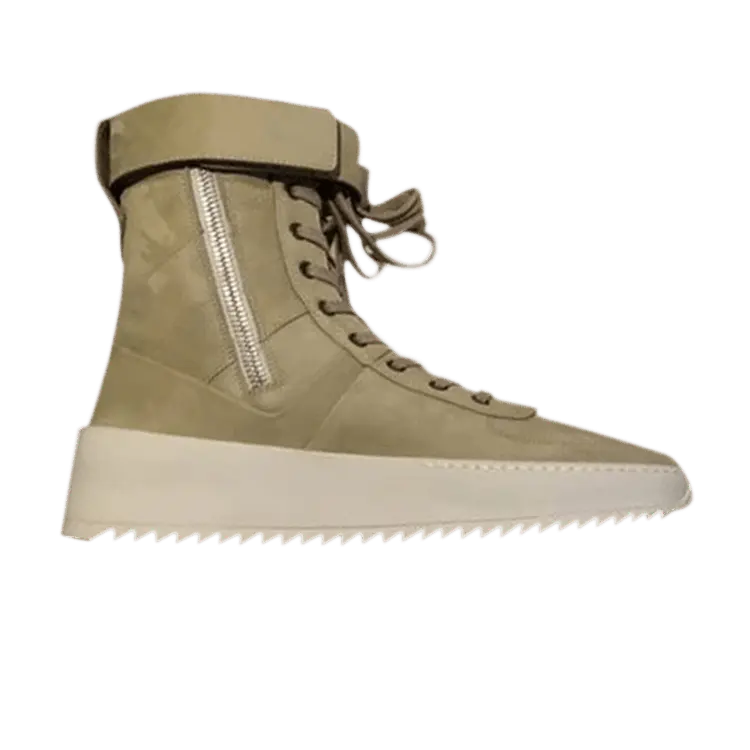 

Кроссовки Fear of God Military Sneaker Mela Nabuk, зеленый