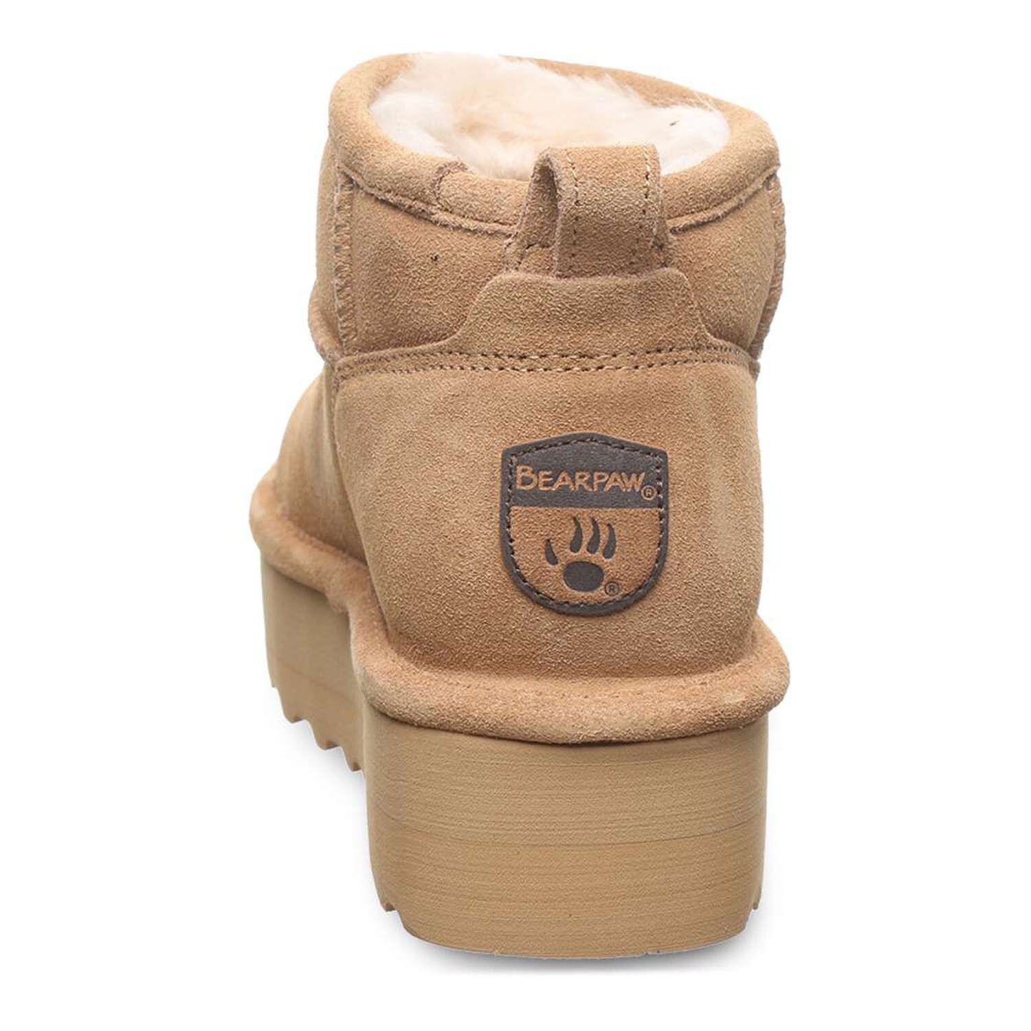Короткие женские замшевые зимние ботинки Bearpaw в стиле ретро Bearpaw — фото 4