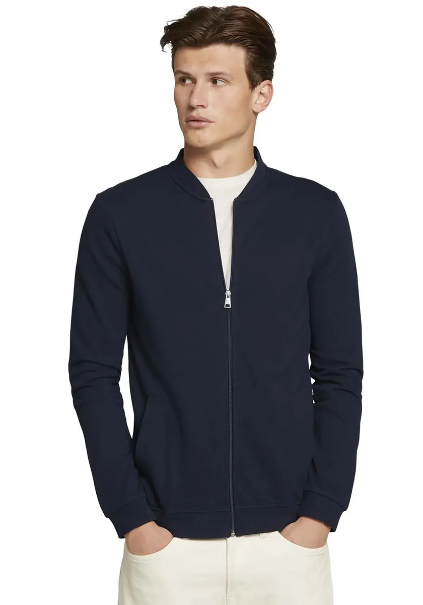

Джинсовая толстовка TOM TAILOR, блузон Tom Tailor Denim, цвет морской волны
