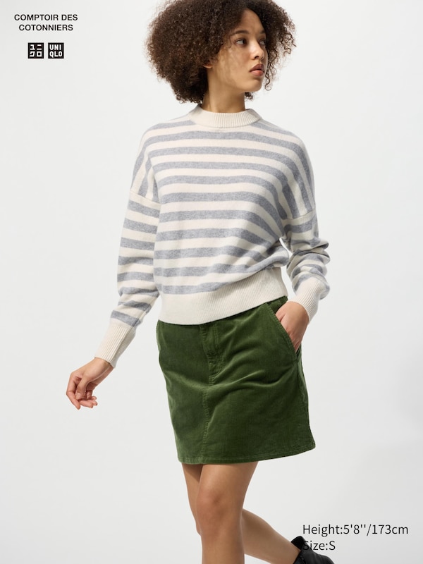 

Вельветовая мини-юбка Uniqlo, 54 green