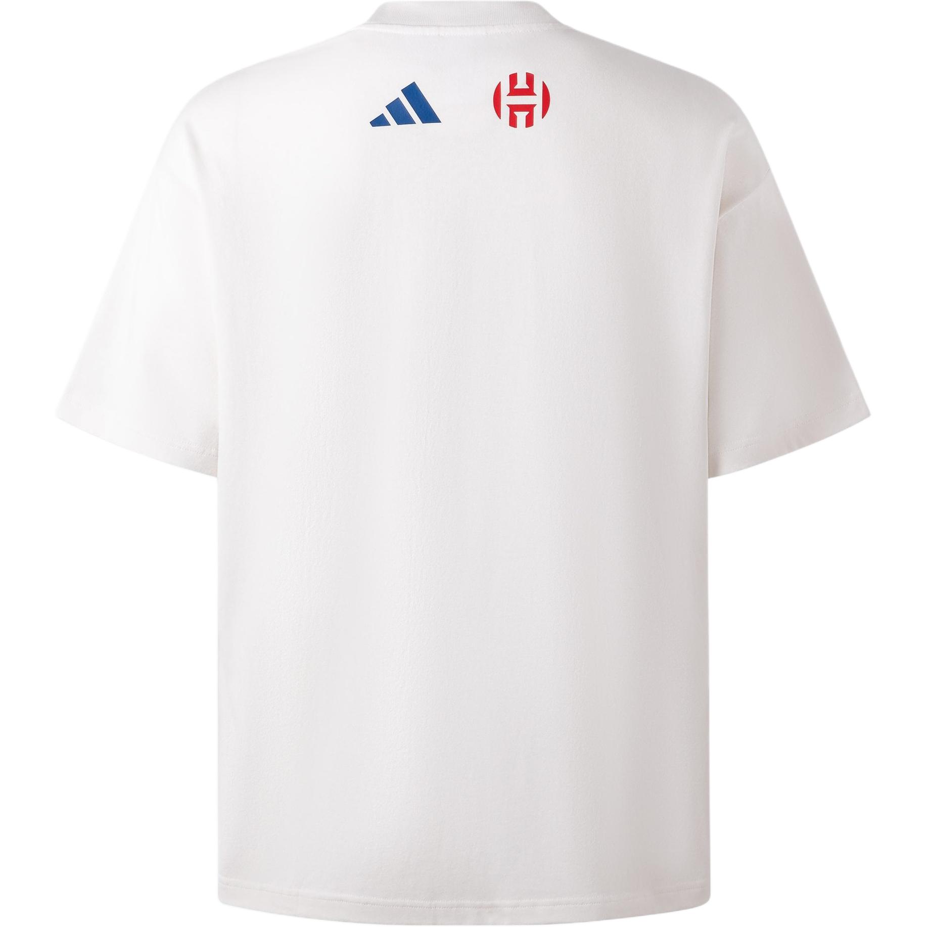 Adidas Футболка Harden BB HARDEN TEE мужская белая — фото 4