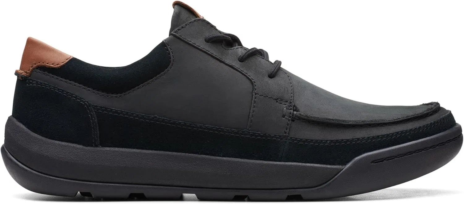 Мужские оксфордские туфли Clarks Ashcombe Craft, Black (Black Leather) — фото 2