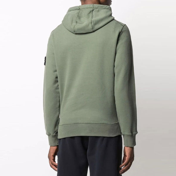 Толстовка hoodie 'green' Stone Island, зеленый — фото 3
