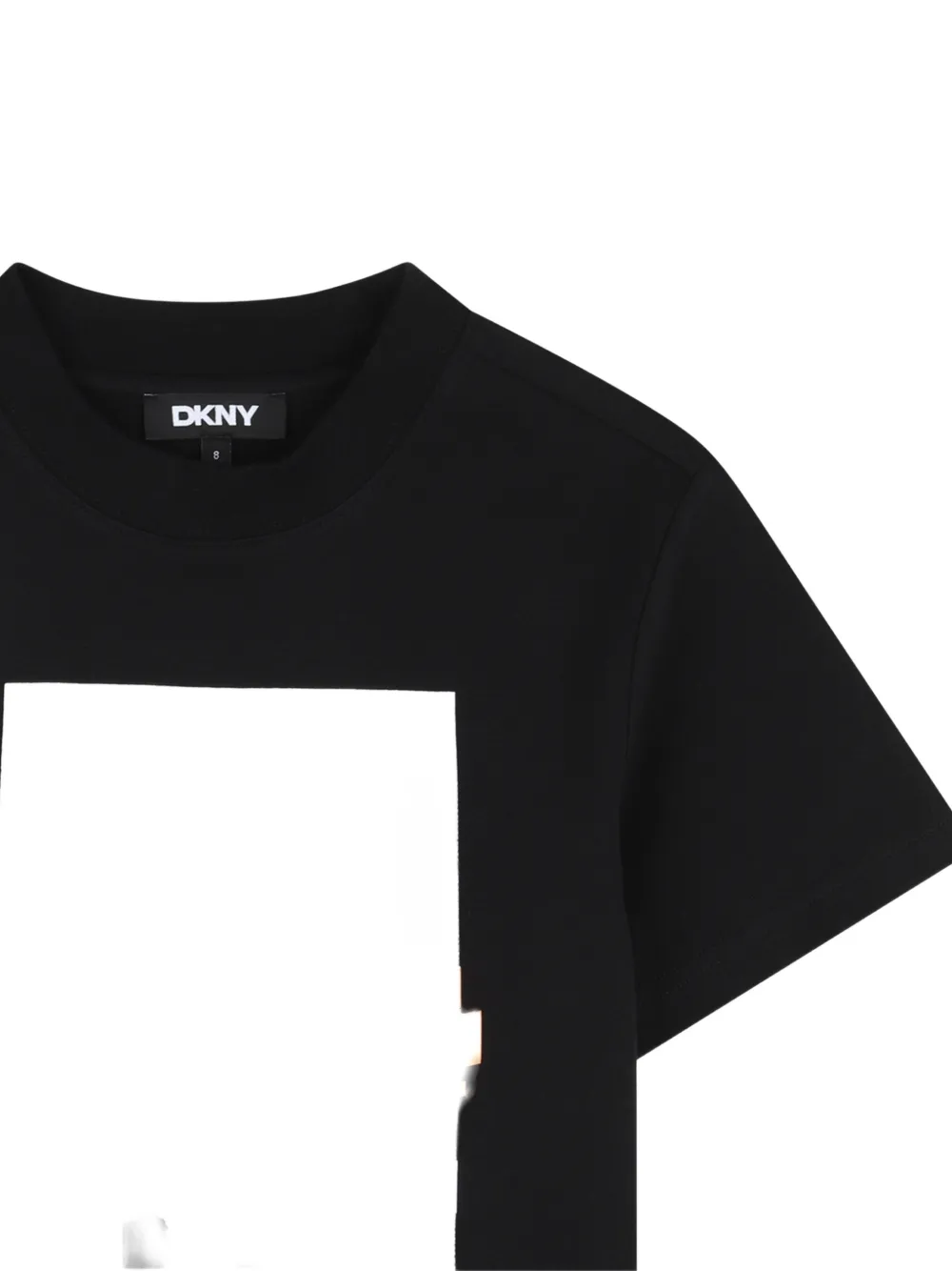 Футболка с графическим принтом Dkny Kids, черный — фото 3