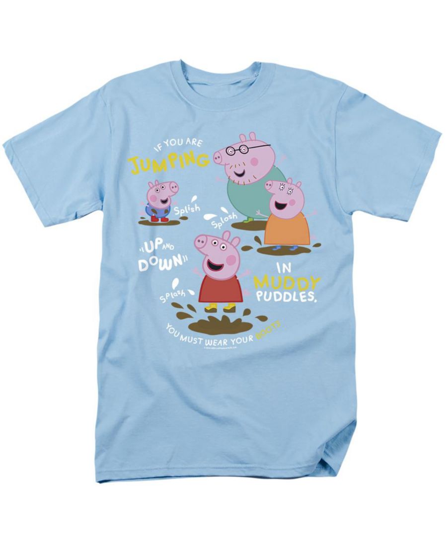 

Мужская футболка Семья Свинки Пеппы: Грязные лужи Hasbro+, Light blue, Синий, Мужская футболка Семья Свинки Пеппы: Грязные лужи Hasbro+, Light blue