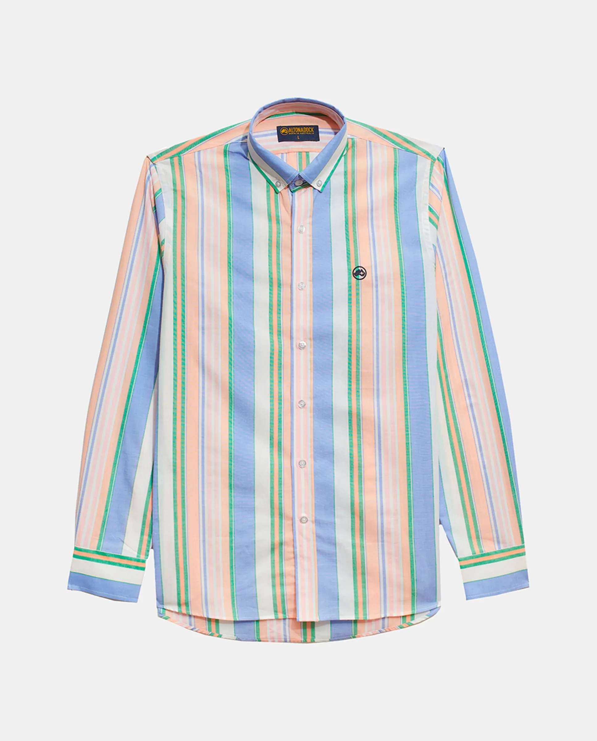 

Мужская рубашка с длинным рукавом slim fit Altonadock, коричневый