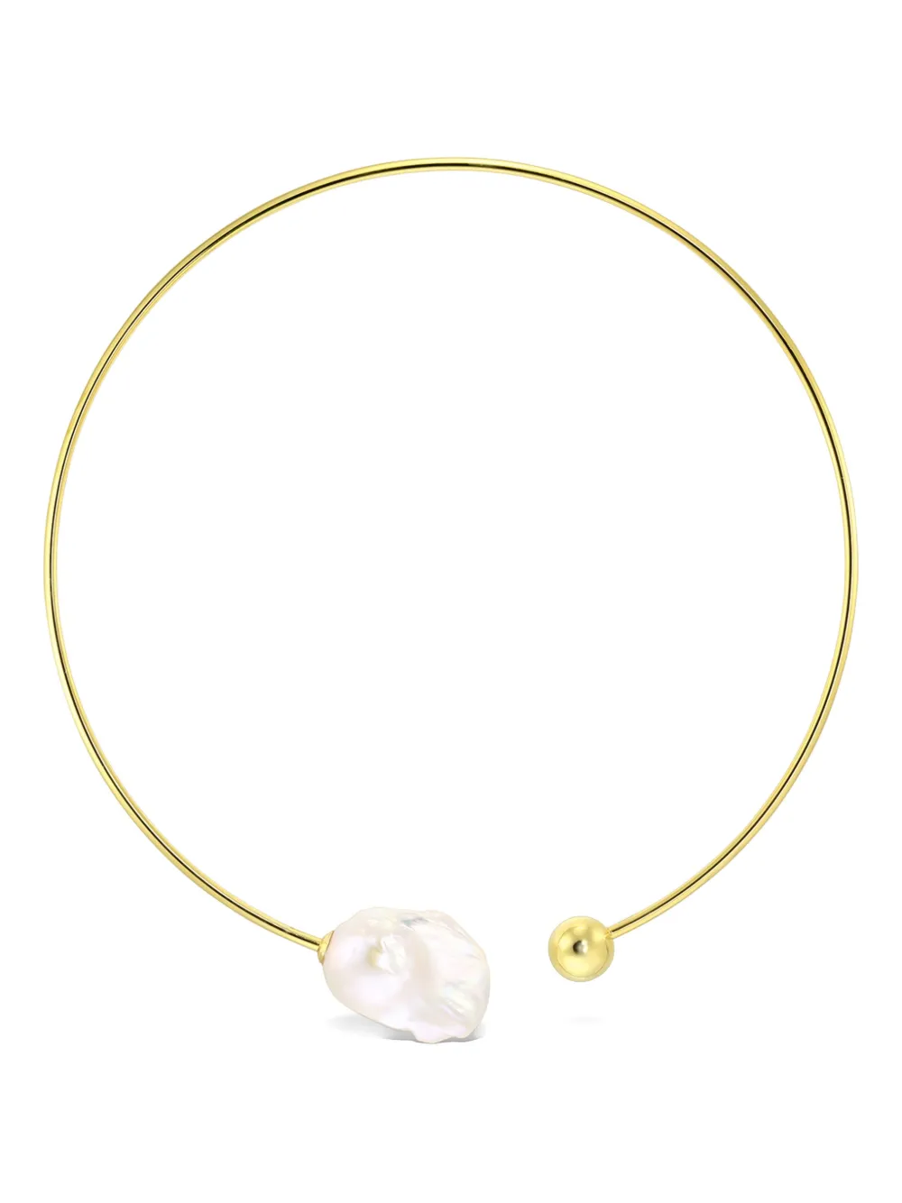 

Ожерелье-чокер с жемчужным декором Obsidian, золотистый