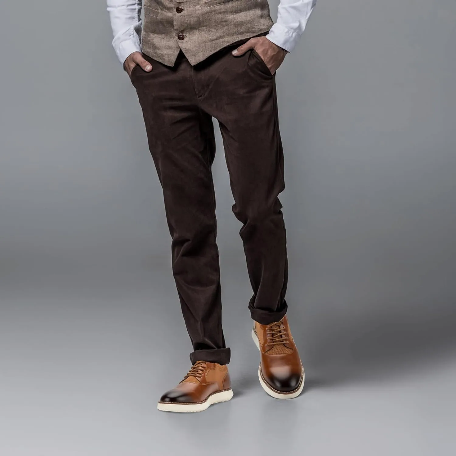 

Мужские оксфорды Meijiana, классические туфли на шнуровке, легкие модные туфли, коричневый