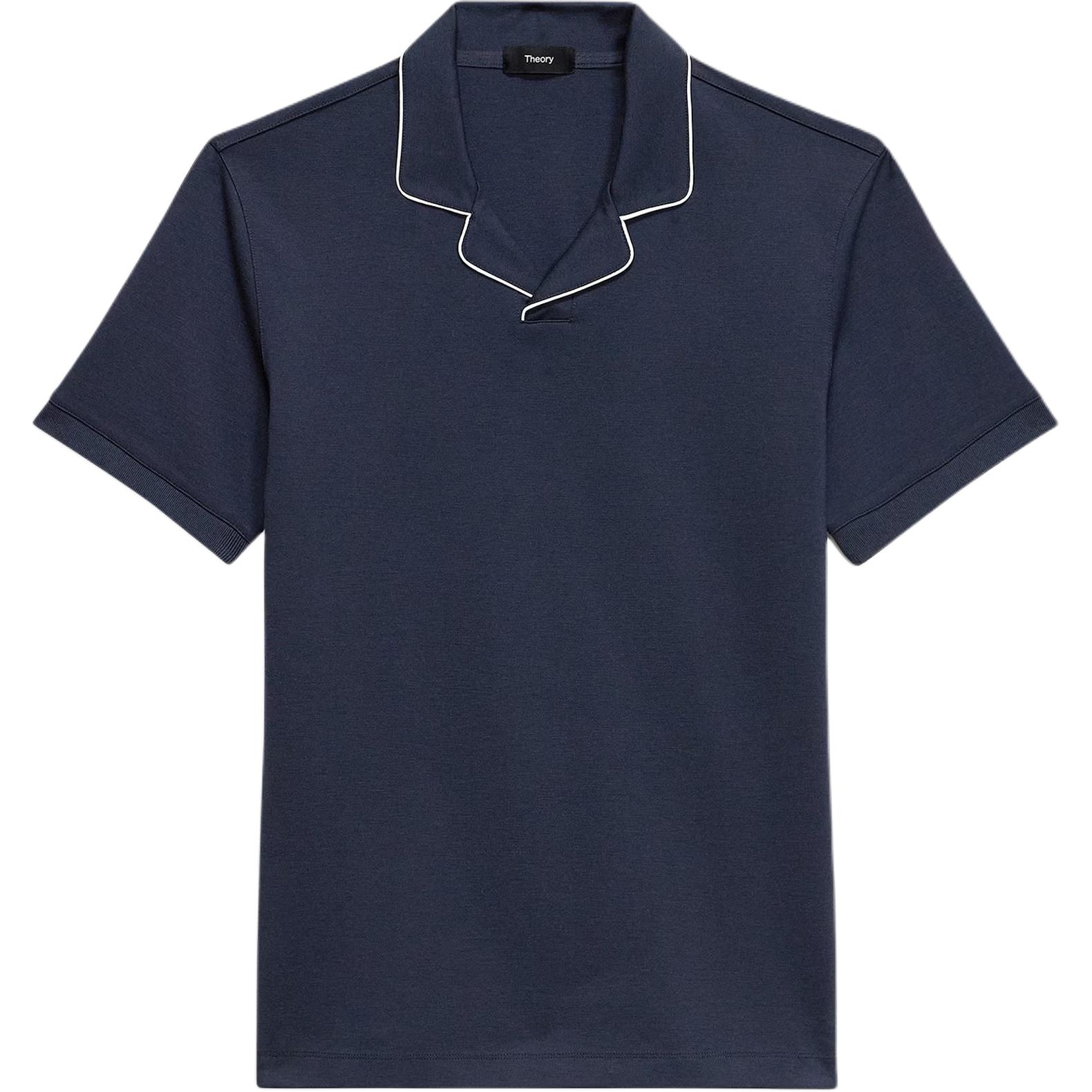 

THEORY Мужская поло морского синего цвета