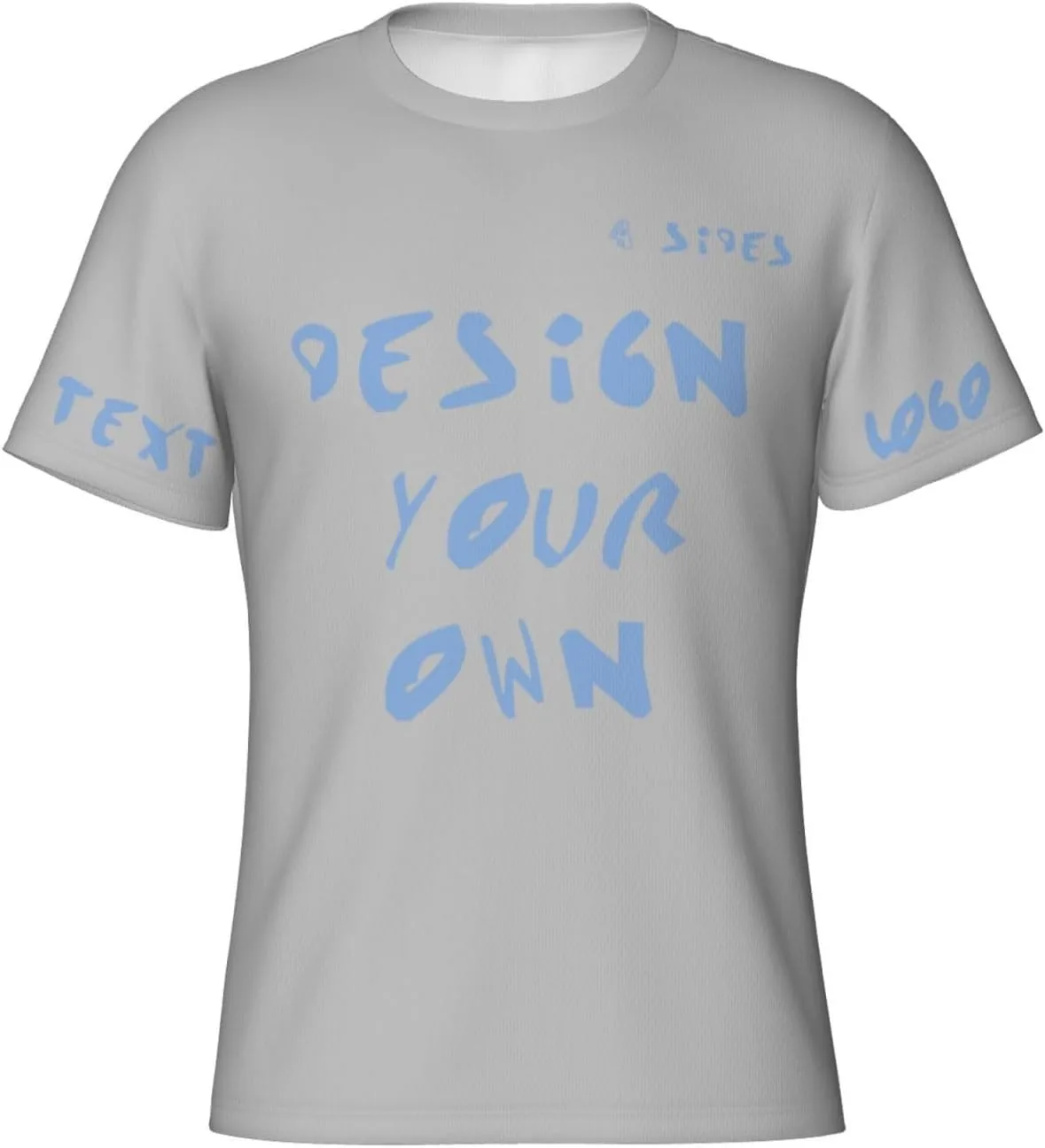 

Футболка Custom с принтом на 4 сторонах