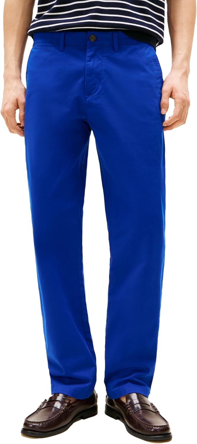 

Мужские брюки-чиносы Tommy Hilfiger из эластичного хлопка, облегающего кроя, Wedge Blue