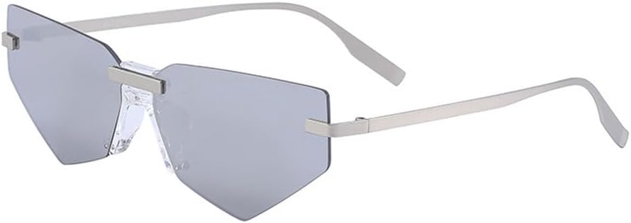 

Классические безободковые солнцезащитные очки LVTFCO для мужчин и женщин, модные винтажные очки, солнцезащитные очки для мужчин и женщин с защитой от УФ-излучения UV400, 4