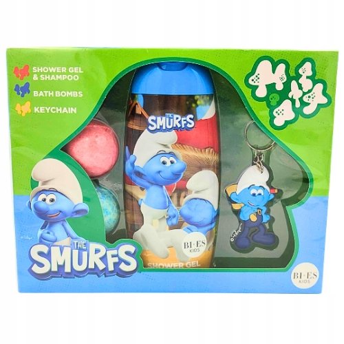 

Подарочный набор для ванны SMURFY для детей: шарики, гель и брелок Inna marka