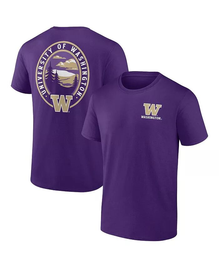 

Мужская фиолетовая футболка Washington Huskies Staycation Fanatics