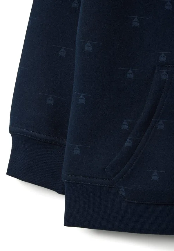 Толстовка прямого кроя на молнии по всей длине Ovs, Dark Blue — фото 4