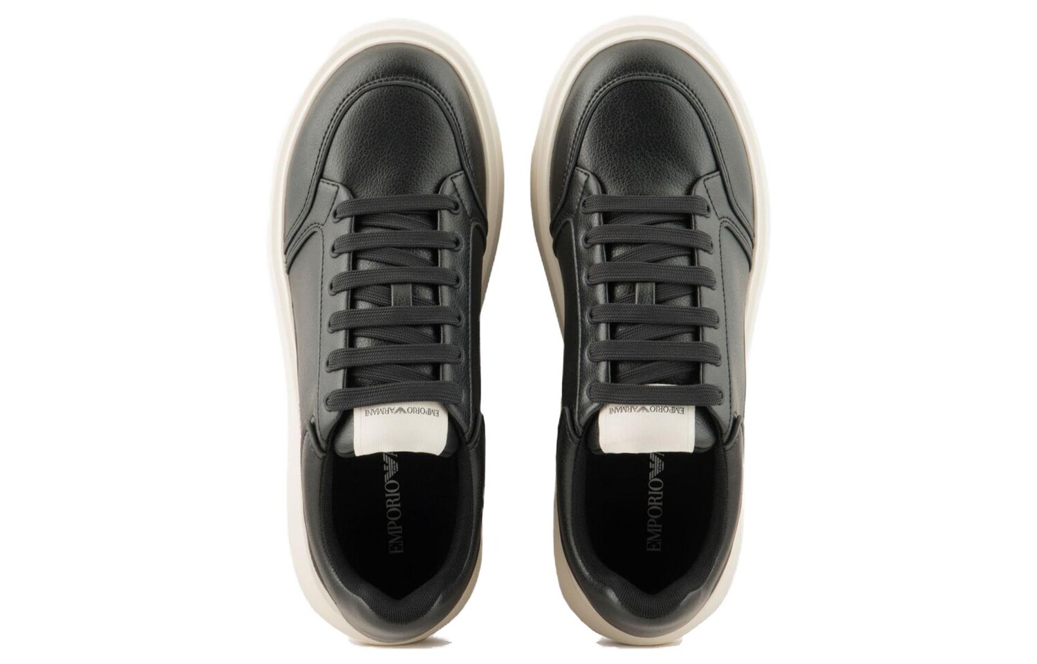 Кроссовки EMPORIO ARMANI Skateboarding Shoes Men Low-top Black, черный — фото 3