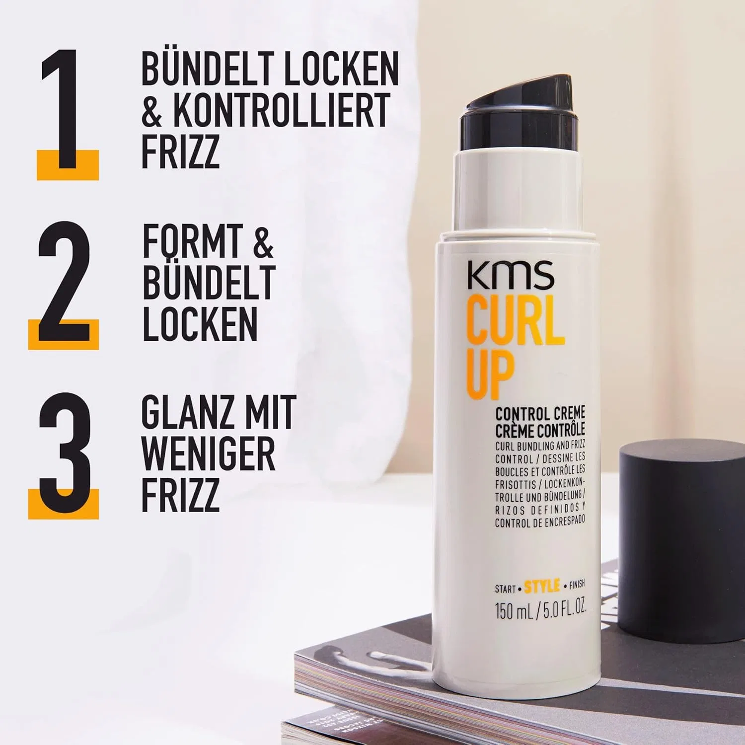 Крем для контроля завитков «Curl Up Control Creme» от KMS, 150 мл Kms — фото 3