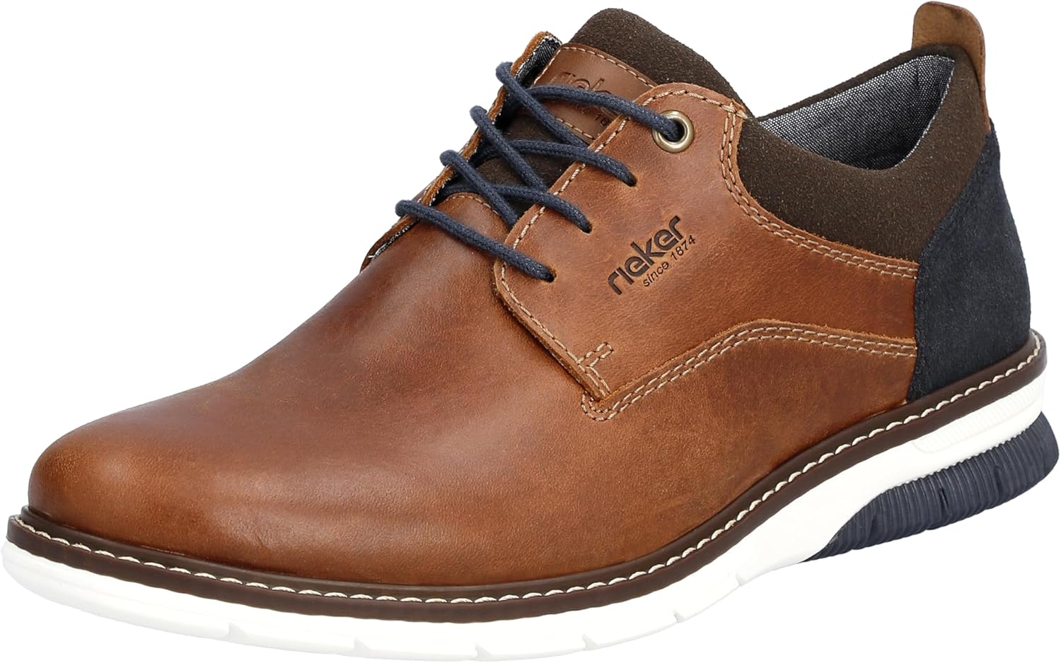 

Мужские кроссовки Rieker 14405 на шнуровке, коричневые