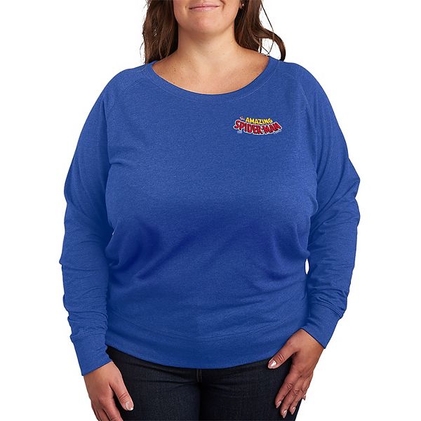 

Футболка с длинным рукавом с логотипом The Amazing Spider-Man, Plus Size Marvel, Heather Royal Blue, Синий, Футболка с длинным рукавом с логотипом The Amazing Spider-Man, Plus Size Marvel, Heather Royal Blue