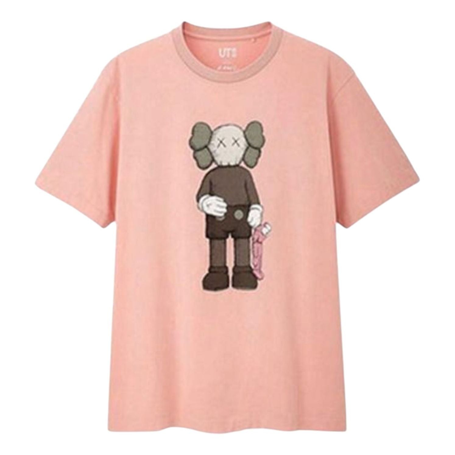 

Футболка UNIQLO x KAWS Graphic UT T-Shirt 'Water Pink'