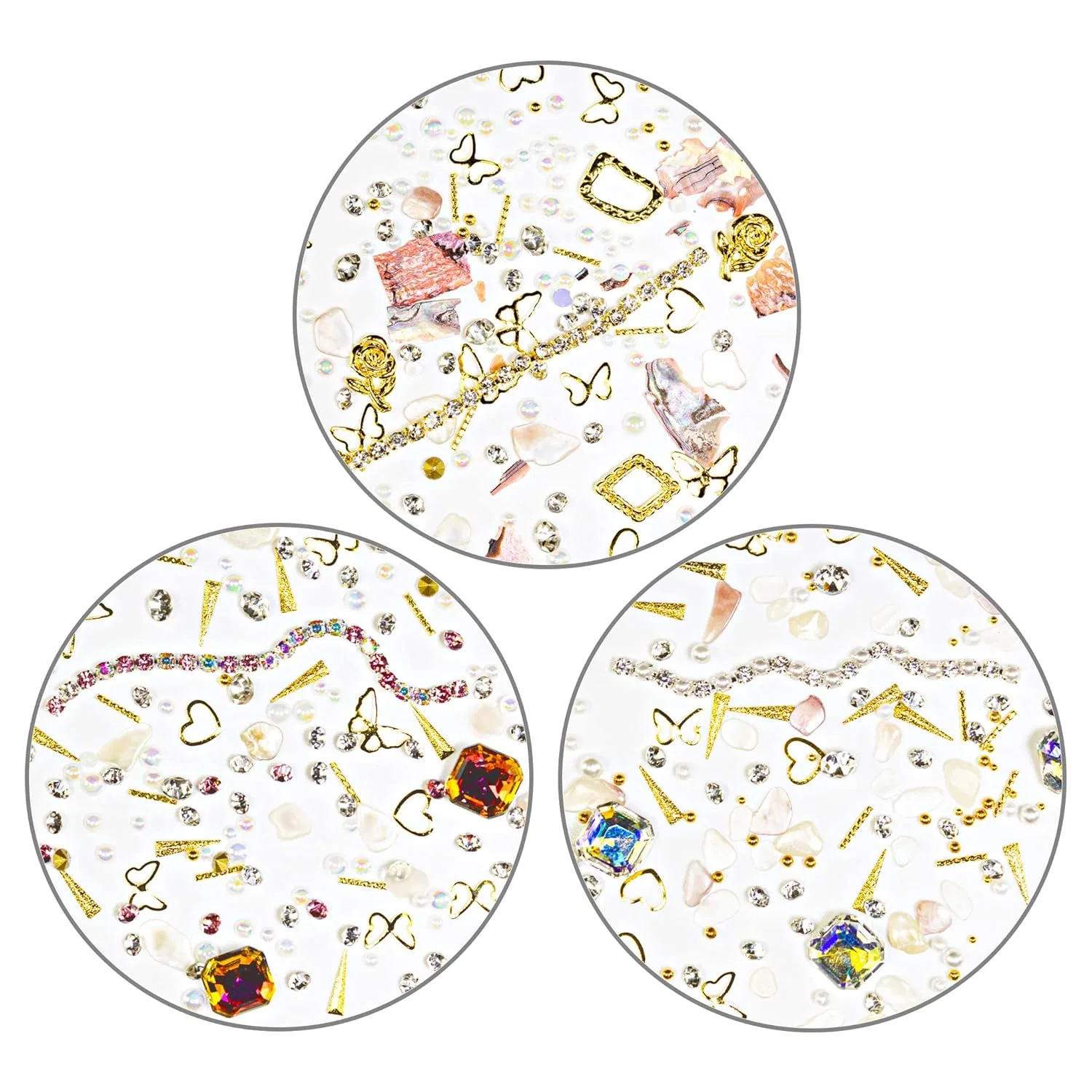 Набор для дизайна ногтей BlingBling Glamour Mix Set ‎Nd24 Naildesign — фото 4
