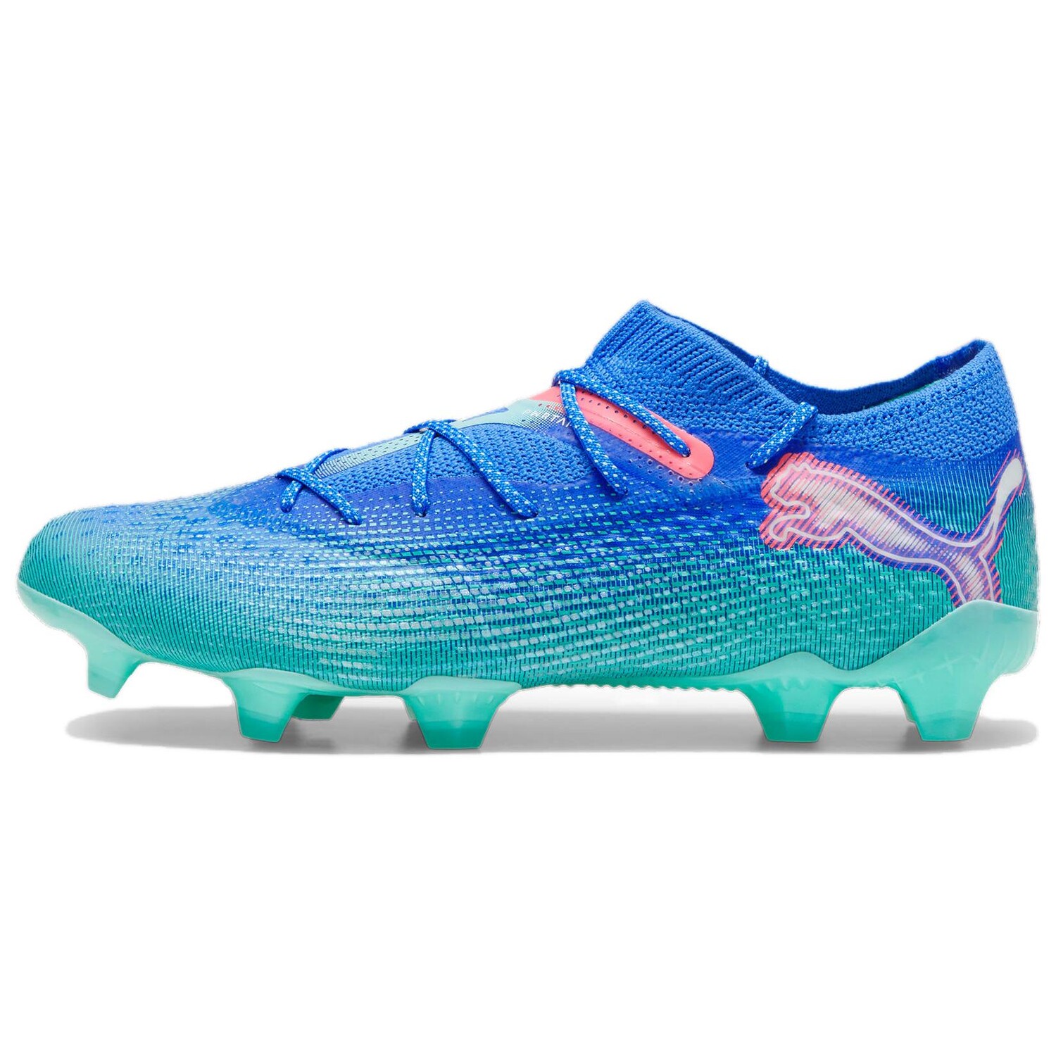 

Футбольные бутсы FUTURE 7 ULTIMATE унисекс с низким верхом, синие/зеленые Puma