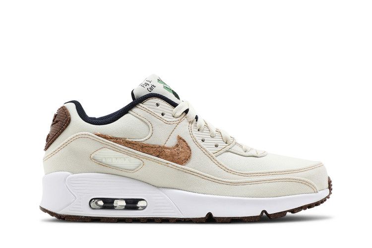 Кроссовки Nike Air Max 90 SE AI GS 'Cork - Coconut Milk', белый — фото 2