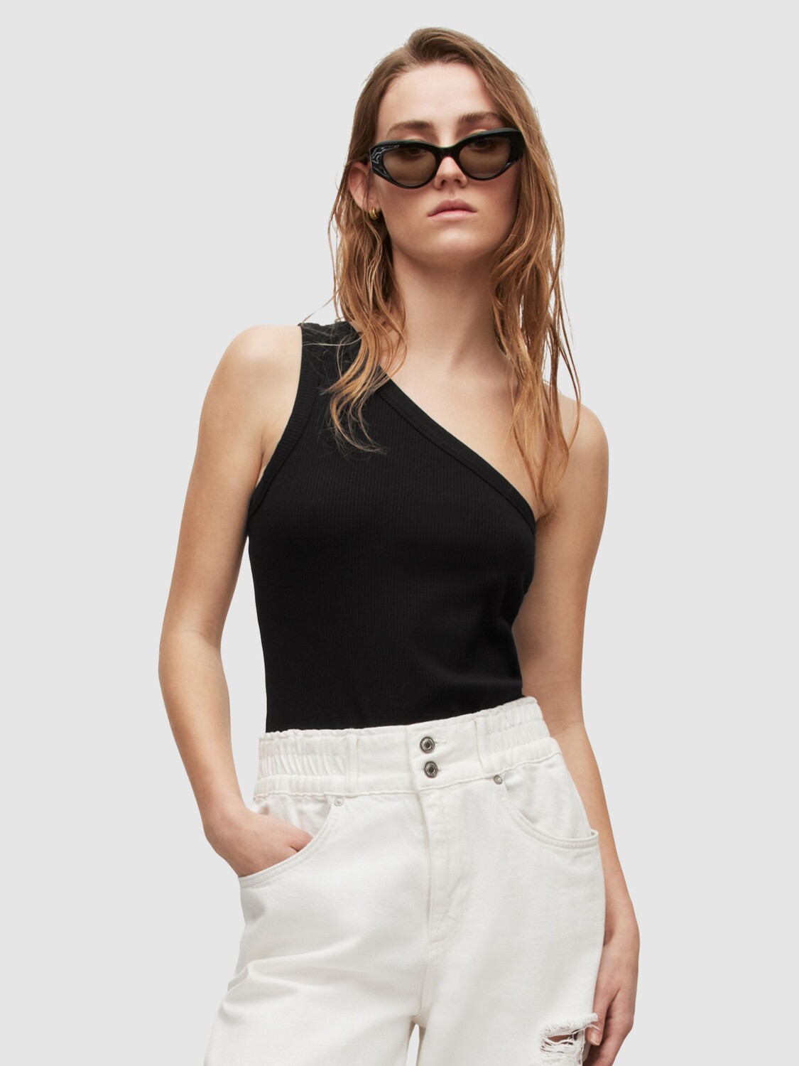 

Майка AllSaints Stef, черная