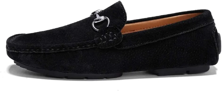 Мокасины мужские Classic Comfortable Lightweight Moccasin Driving Shoes, черный TEDALIHAO — фото 2