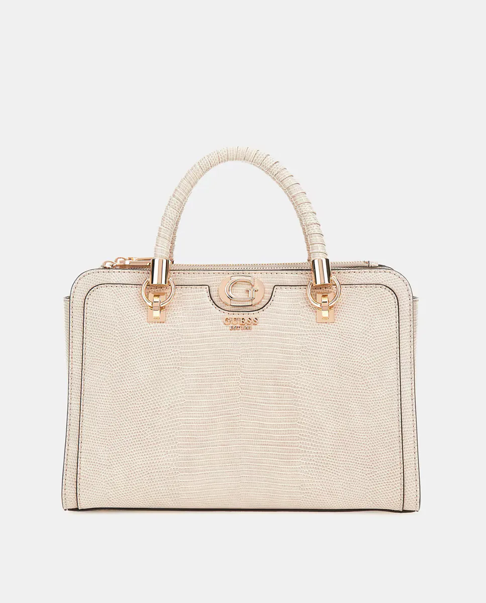 

Мини-сумка с отделкой под крокодила и съемной ручкой Guess, цвет Maquillaje