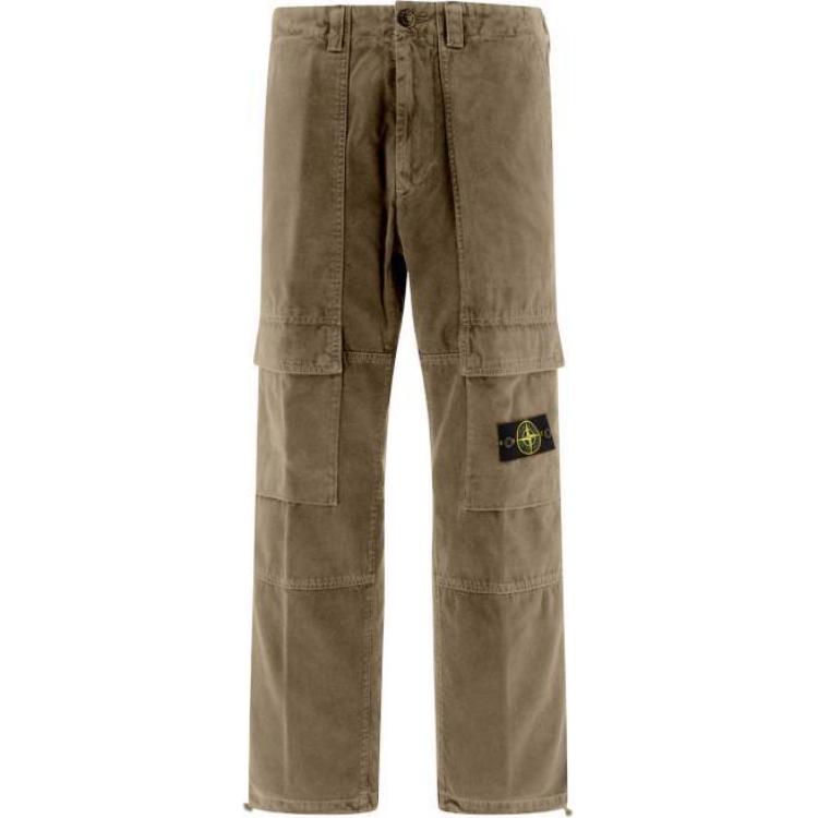 

STONE ISLAND Повседневные брюки мужские коричневые