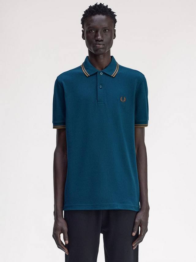 

Хлопковая поло с коротким рукавом Regular Fit Fred Perry