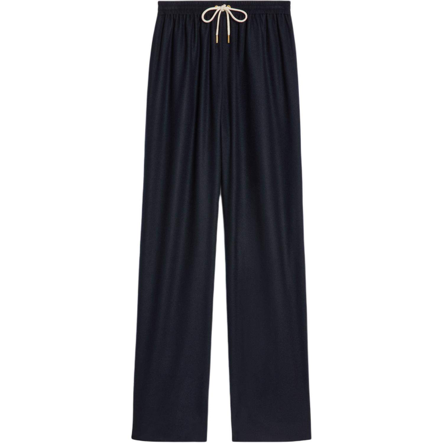 

Прямые спортивные брюки из кашемировой фланели CELINE, Marine Blue