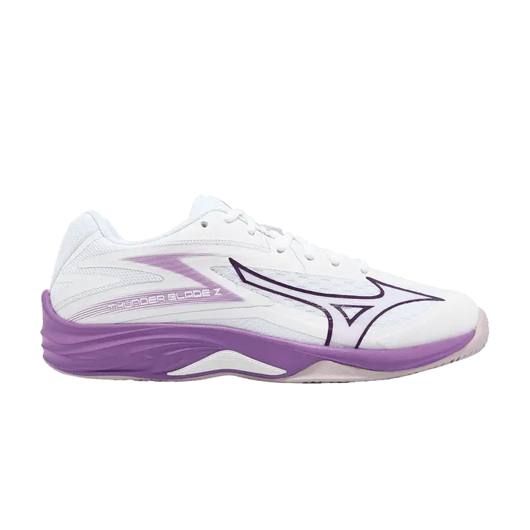 

Кроссовки Mizuno Wmns Thunder Blade Z White Patrician Purple, белый