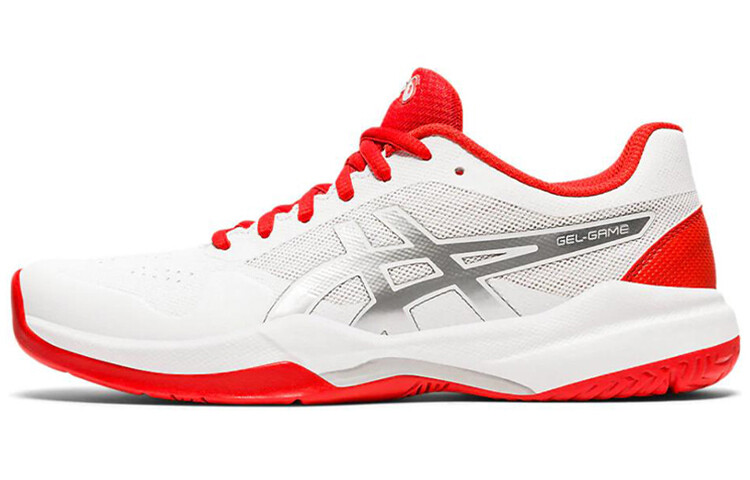 

Кроссовки Gel-Game 7 женские с низким верхом, белые/красные Asics