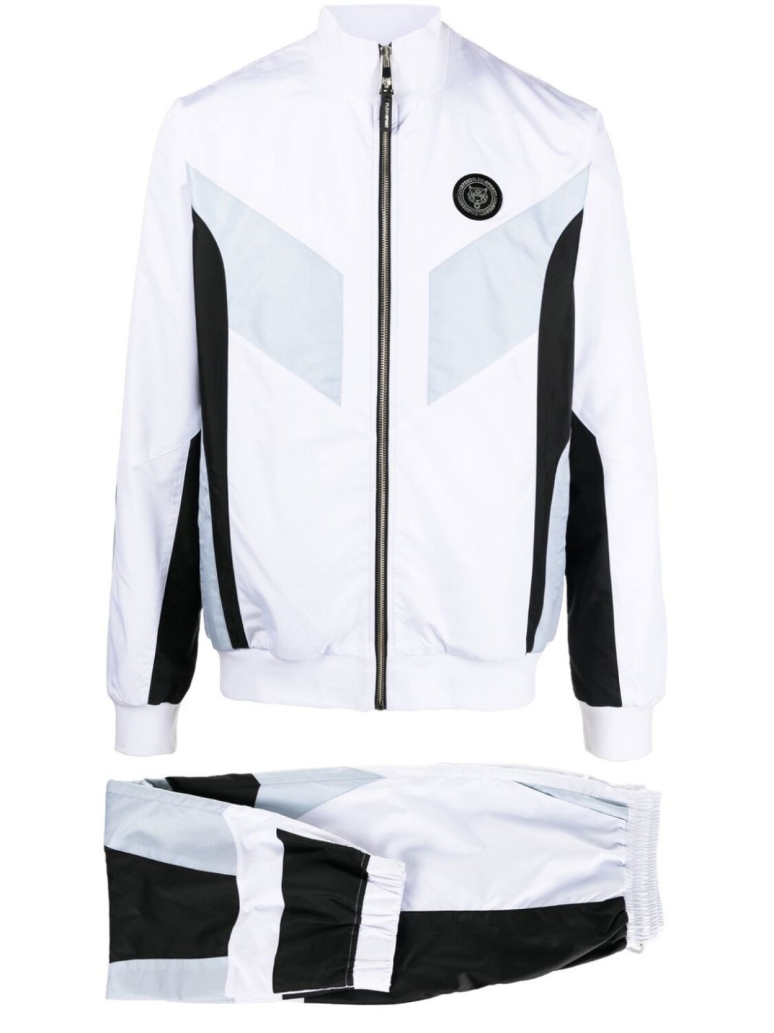 

Plein Sport спортивный костюм в стиле колор-блок, белый